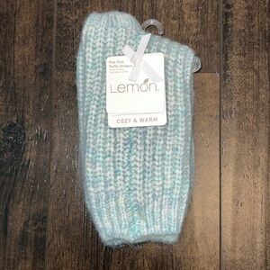 NWT Aqua Crochet Socks